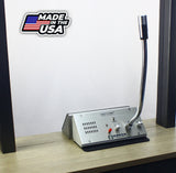 Haven SC-300EB Battery Operated Deluxe Security Intercom System for Windows with No Hole
